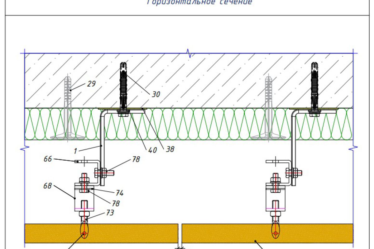 Подсистема фасадов - схема 1