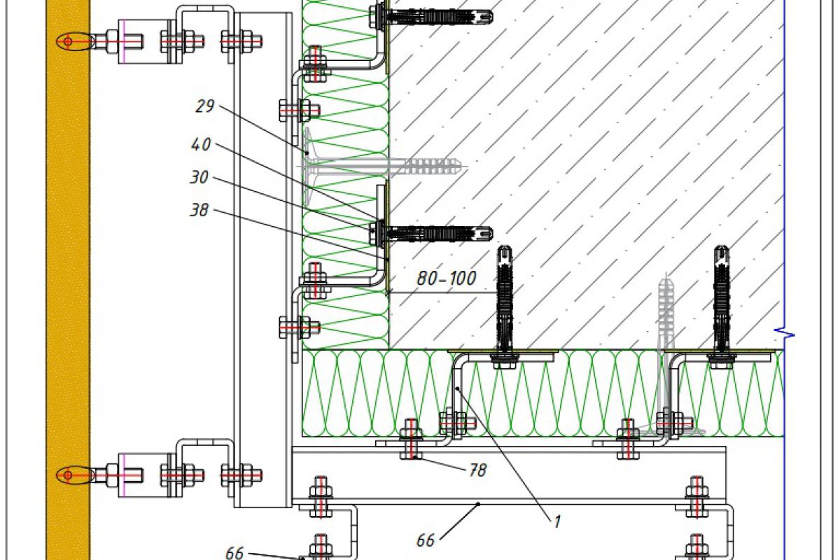 Подсистема фасадов - схема 4