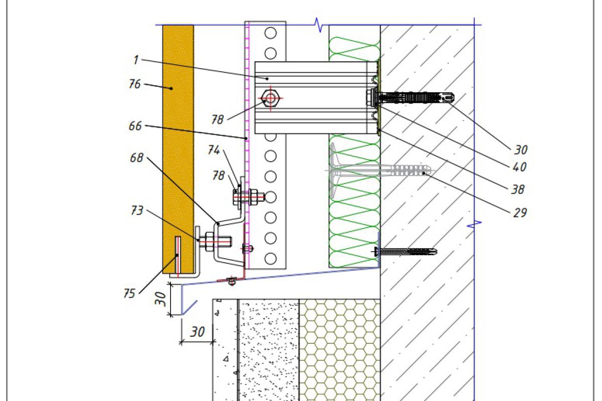 Подсистема фасадов - схема 6